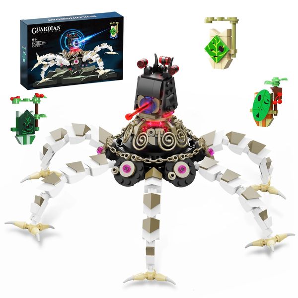 Weihnachtsspielzeugzubehör MOC 23 Guardian-Bausteine-Set aus dem Spiel Zeldaed Breath of the Wild 450-teiliges Oktopus-Spielzeug für Kinder Weihnachtsgeschenke 231129