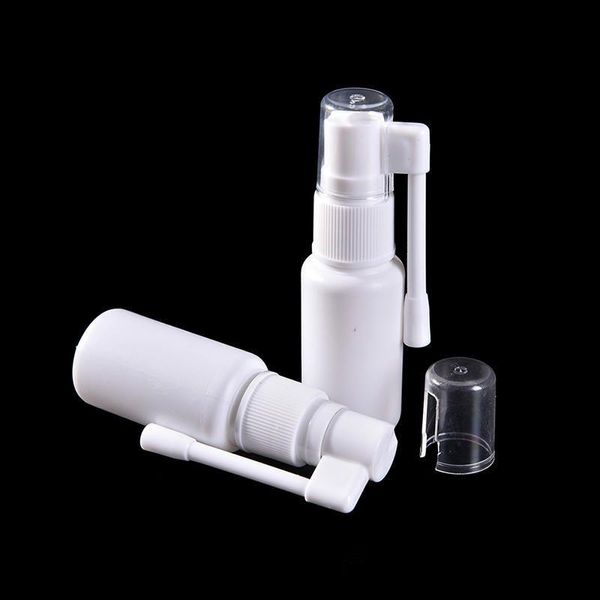Atomizador de nariz portátil com pulverizador de rotação de 360 graus branco plástico bomba nasal névoa spray garrafas nariz vazio 10ml dfijw