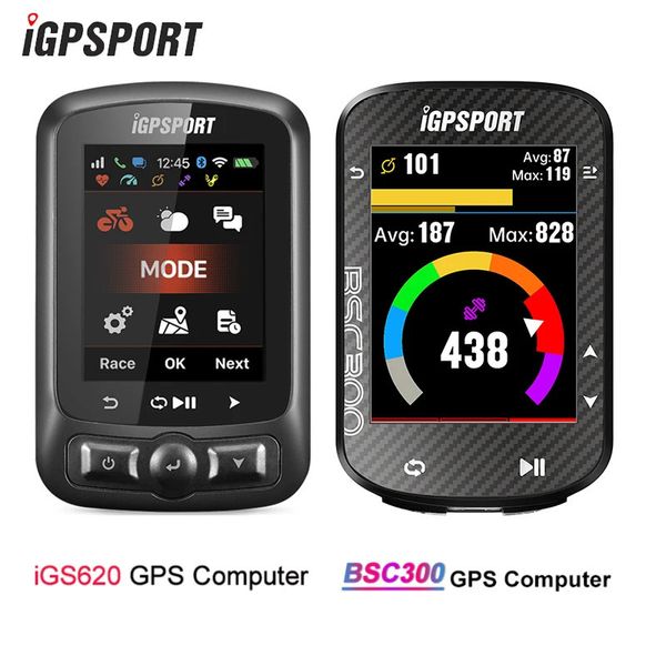 Bisiklet bilgisayarlar IGPSPORT IGS620 BSC300 GPS Bisiklet Bisiklet Bilgisayar Portekizce Karınca Navigasyon Hız Gösterimi Kalp Hızı Monitörü Açık Mekan Aksesuarları 231129