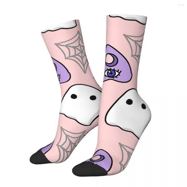 Herrensocken Lustige Happy Men's K Pastel Spooky Retro Harajuku Skeleton Skull Bone Hip Hop Neuheit Seamless Crew Crazy Sock Gift Printed