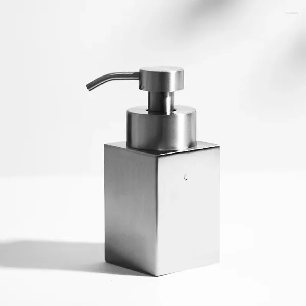 Dispenser di sapone liquido Schiuma in acciaio inossidabile Bottiglie disinfettanti per bagno da cucina Forniture per il bagno Bottiglia contenitore per gel doccia shampoo