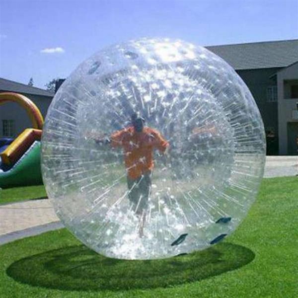 Zorb Ball Palle per criceti umani gonfiabili per passeggiate a terra o giochi di zorbing in acqua con imbracatura opzionale 2 5m 3m287Z