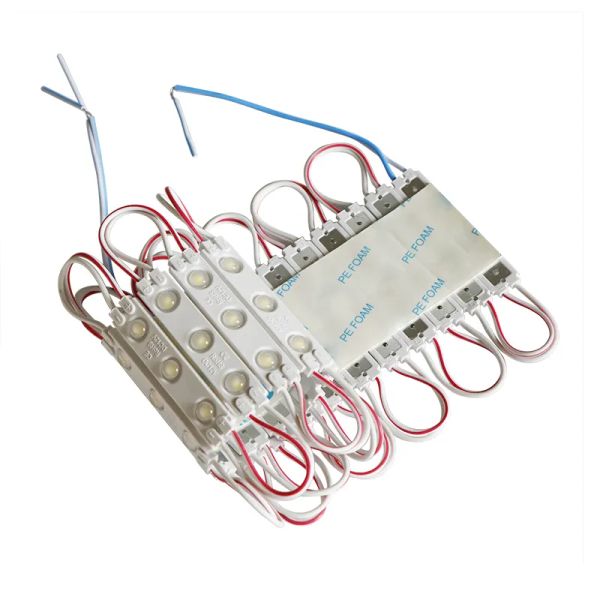 Modulo LED 2835 SMD LED Finestra anteriore Modulo LED Segnale luminoso Barra 3LED Iniezione IP65 Striscia impermeabile 12V LL