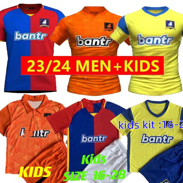 2023 2024 Richmond Soccer Jerseys Fãs Teds Lassos Temporada Home Away Terceiro Treinamento Homem e Criança Camisa de Futebol Laranja Azul Vermelho Amarelo Kent Tartt Rojas