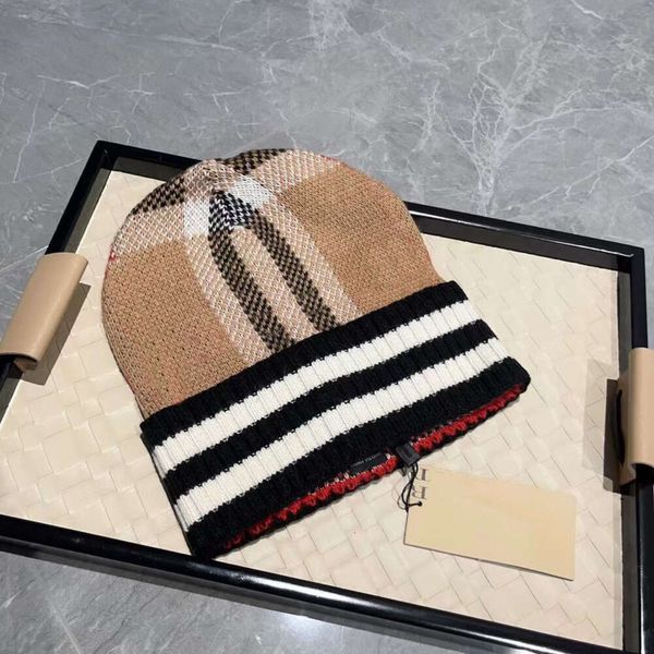 Beanie/Kafatası Kapakları Beanie/Kafatası Kapakları Tasarımcı Beanie Lüks Örme Şapka Popüler Kış Şapkası Kaşmir Bonnet Açık Günlük Çok İyi AAAA