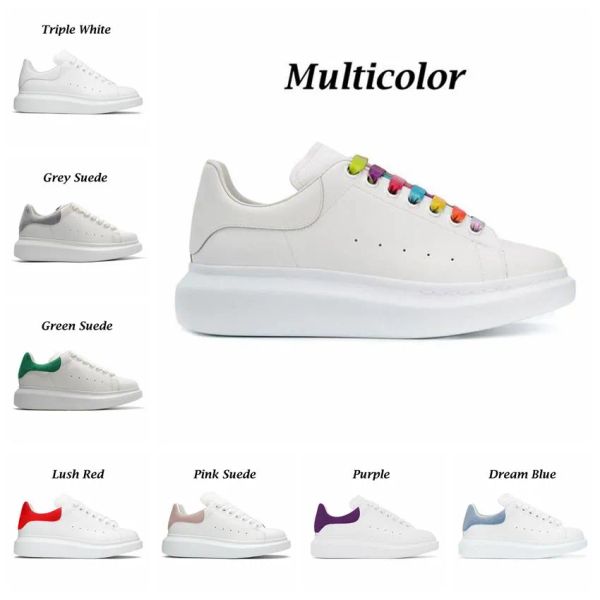 Scarpe per bambini Designer Traspirante Gioventù bambino primavera Moda autunno solido Piattaforma posteriore Scarpe da ginnastica in vera pelle scamosciata bianche Stile comfort Vint