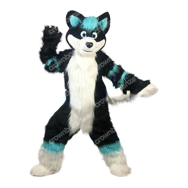 2024 novo adulto mascote raposa lobo cão husky traje da mascote personalizado fantasia anime kit mascotte tema fantasia vestido carnaval traje