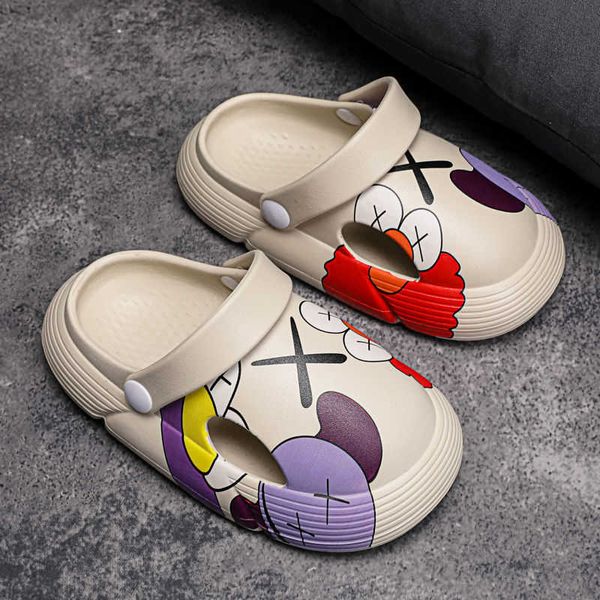 Sandalen 3-10 Jahre Kinder Pantoletten Clogs Sommer Jungen Mädchen Weiche Sohle Eva Rutschfeste Bequeme Strandhausschuhe Kinder Gartenschuhe H23 230423