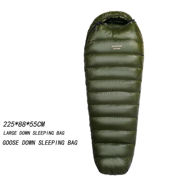 Sacchi a pelo Mountaindream Large Outdoor calore per adulti portatile campeggio viaggio Mommy Goose Down Bag 231128