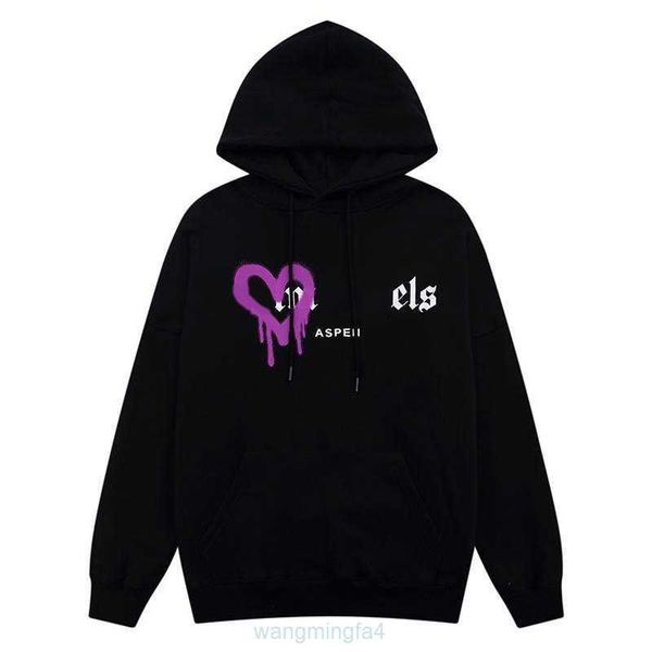 Tasarımcı Erkekler ve Kadın Hoodie Sweatshirt Hooded Pullover Top Bahar ve Moda Ayısı Baskı Sokak Giyim Tişört Palms Angels Biz#