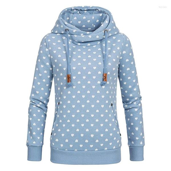 Felpe con cappuccio da donna S-5XL Felpa con cappuccio larga di grandi dimensioni Felpa con cappuccio stampata a maniche lunghe stile europeo americano femminile Giacca invernale