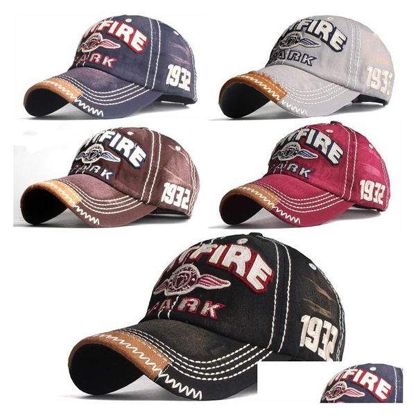 Caps Hüte 5 Farbe Männer Buchstaben Baseballmütze Stickerei Hüte Für Frauen Retro Casual Snapback Hut Uni Bone Gorras Großhandel Drop Delive Dhqo3