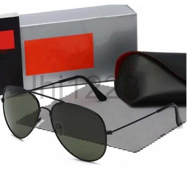 Designer-Sonnenbrille 3025R für Herren, Rale Ban-Brille, Damen, UV400-Schutz, Echtglas, Goldrahmen, Fahren, Angeln, Sonnenbrille mit Originalverpackung. 5fsyy