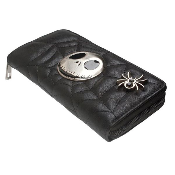 Jack Skellington Weihnachtsgeschenk-Geldbörse, große Kapazität, Damen-Geldbörse, Damen-Geldbörse, Damen-Kartenhalter, DFT5048, C11152702