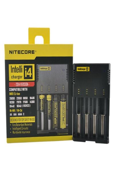 Зарядное устройство Nitecore I4, универсальное зарядное устройство для аккумуляторов 18650, 16340, 26650, 10440 AA AAA 14500 a35323f7439009