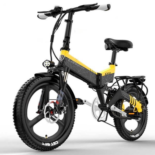 EU UK SpotLANKELEISI G650 Bicicletta elettrica 48V 14.5AH Ebike BICICLETTA pieghevole Telaio in lega di alluminio da 20 pollici Bicicletta da fondo