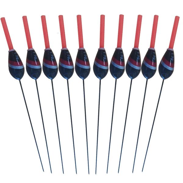 Acessórios de pesca donghui 10pcsLot Float Bobber 15G 2G 3G Flutuabilidade Material de madeira Oem Factory Store 201129 231128