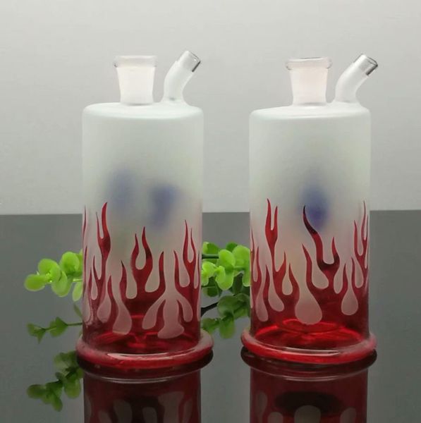 Курительные трубы aeecssories Стеклянные кальяны Bongs Glass Flame Pot