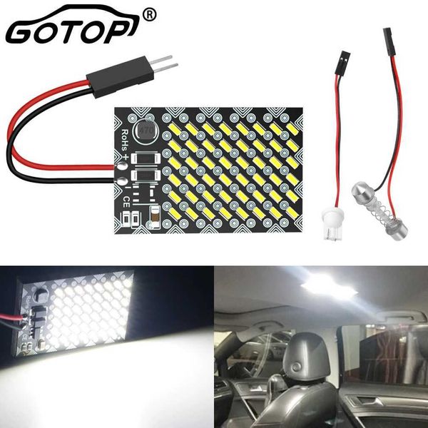 Dekorative Lichter SMD Stück Girlande LED Auto Panel Licht Lesekuppel Glühbirne Auto Innen Dachlampe T WW CW Adaptersockel