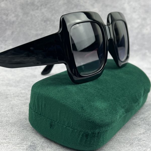 Luxo 0083 54mm 001 marca designer óculos de sol para mulheres homens redondo estilo verão retângulo quadro completo qualidade superior proteção uv com box2023