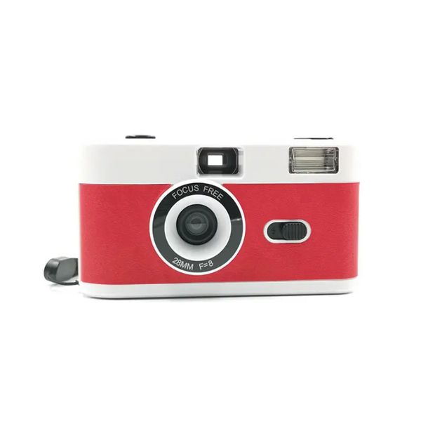 Fotocamere a pellicola 35MM Fotocamera riutilizzabile Colori Regali Fotocamera a pellicola retrò Riutilizzabile con flash a pellicola 231128