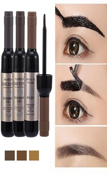 Gel per sopracciglia Nero Caffè Grigio Peel Off Eye Brow Tattoo Shadow Gel per sopracciglia Cosmetici Trucco per donne Trucco ad alto pigmento 05524831552