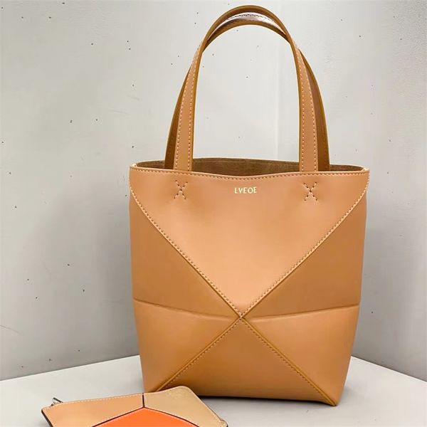 2size weiße Damen-Einkaufstasche mit Puzzle-Faltung, Designer-Schulterhandtasche, echtes Leder, Geldbörse, Taschengurt, luxuriöse Herren-Damen-Umhängetasche, Weekender-Clutch, Reisetasche