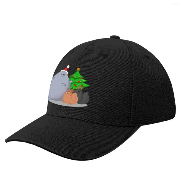 Ball Caps Weihnachten Siegel Baseball Cap Strand Ausflug Party Hüte Wandern Hut Männer Frauen