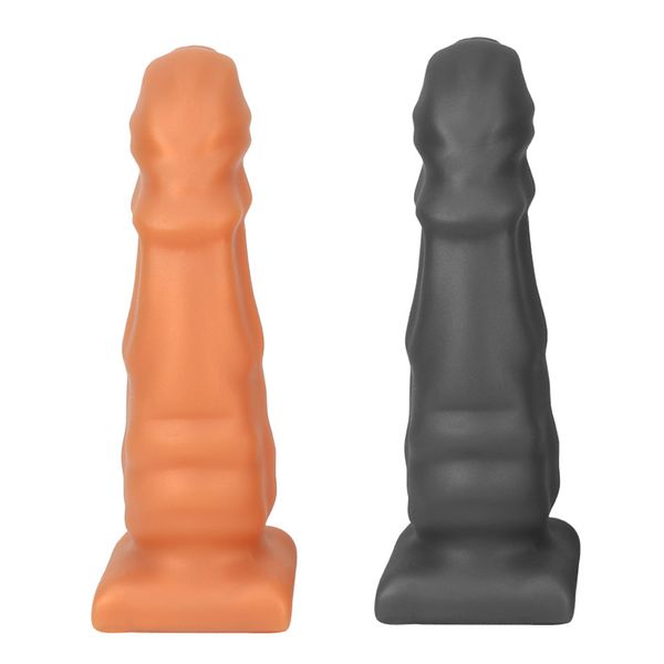 Horse Cock Liquid Silicone Animal Simulação Pênis heterogêneo de espessura plug plug plug plug sexo adulto produtos por atacado