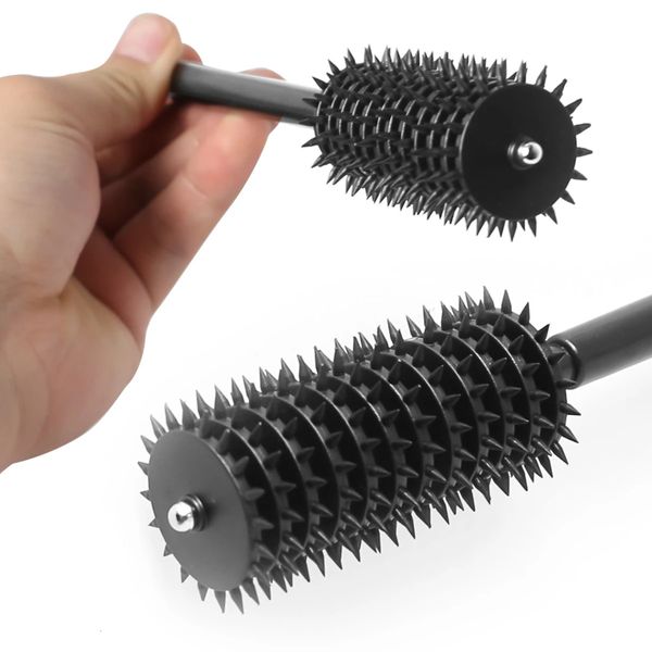 Cockringe Spiked 12 Row Roller Spiked Wartenberg Pinwheel BDSM Tool Sexspielzeug für Paare Pin-Picking Sensation Wheel Roller 231128