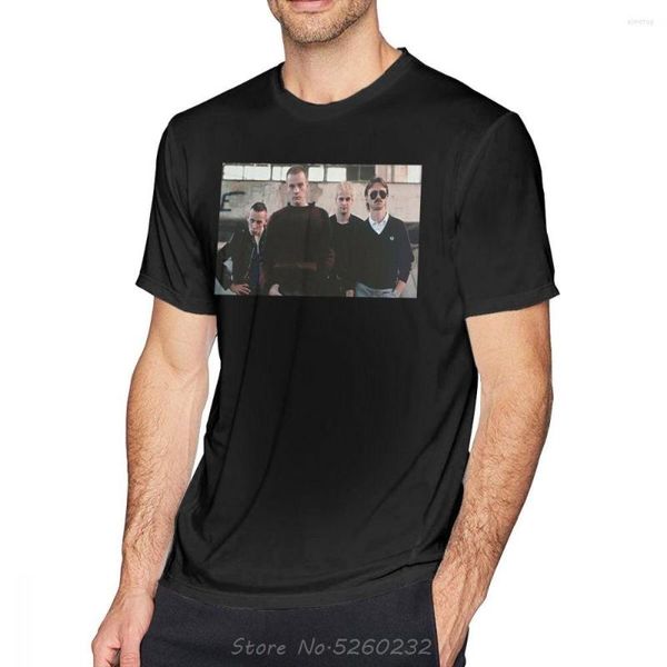 Herren T-Shirts Trainspotting Shirt T-Shirt Bedrucktes fantastisches T-Shirt mit kurzen Ärmeln Lässiges männliches Baumwoll-T-Shirt Streetwear