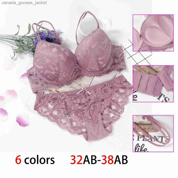 Sexy Set Sexy Dessous Set Unterwäsche Frauen Push Up Lenceria jer Femme Bügel Langerie Mädchen Bralette Bhs Und Panty Feminina spitze Bh L231129