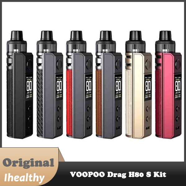 VOOPOO Drag H80 S Kit 80 Вт Box MOD Vape 4,5 мл PNP Pod II Картридж PNP-TW30 TW15 Испаритель для электронных сигарет