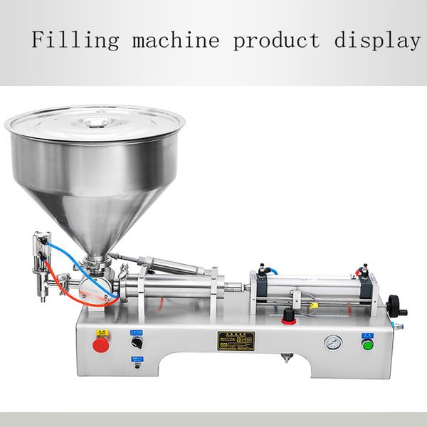 Linboss Macchina di rifornimento elettrica pneumatica per pasta a testa singola Macchina di rifornimento per salsa di dentifricio per api Macchina di rifornimento per prodotti per la cura della pelleViscoso