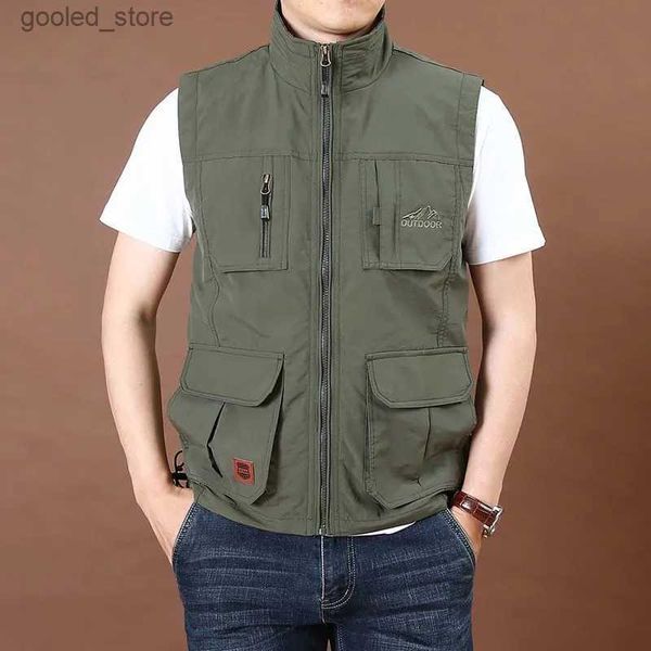 Herrenwesten Westen Mann verkleiden formelle Weste Männer Weste Gilete Herren ärmellose Gilets Herrenkleidung Sommerjacken Gilet Modelle Kleidung Q231129