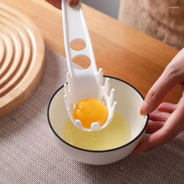 Colheres de chá ovo branco gema separador filtro peneira alimentos-grau cozimento cozinhar mão divisor ferramenta acessórios de cozinha em casa gadgets