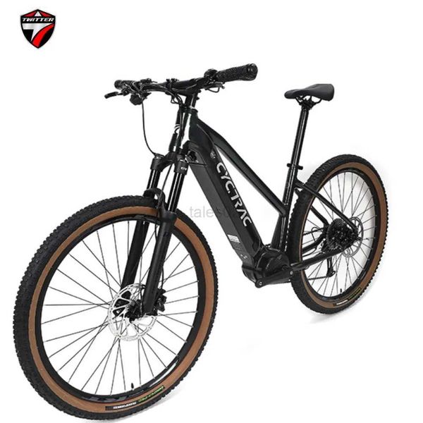 Fahrräder TWITTER-Interne Verkabelung Mittelmotor Elektrisch angetriebenes Mountainbike E-Bike EC1 RS-10S M410 + 36V250W 27,5 Zoll Aluminium Alle zln231129