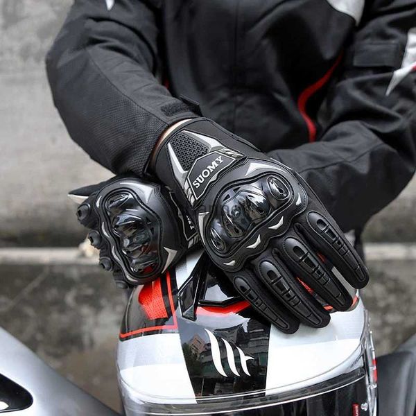 Luvas de ciclismo Venda quente Tela de toque respirável Esportes Motocicleta Equitação Luvas de motocross Equitação Bicicleta Luvas de mão para motocicleta YQ231129