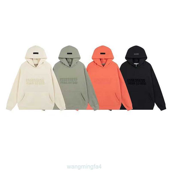 Männer und Frauen Sweatshirts esse Designer für Rhude Kapuzenpullover dunkler High Street Finger Lightning Graffiti handgezeichneter warmer, modischer, lockerer Kapuzenpullover