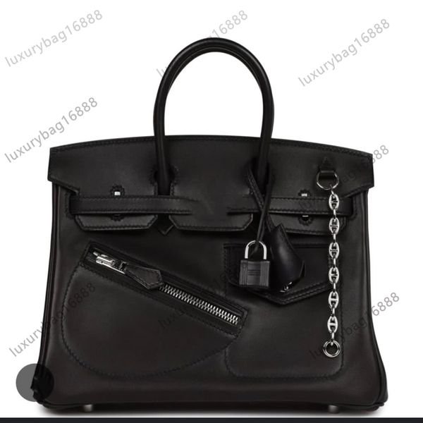 12a designer saco todos feitos à mão saco preto bolsa tote sacos de luxo de alta qualidade designer saco luxurys bolsas ombro crossbody mulheres couro feito sob encomenda cadeias