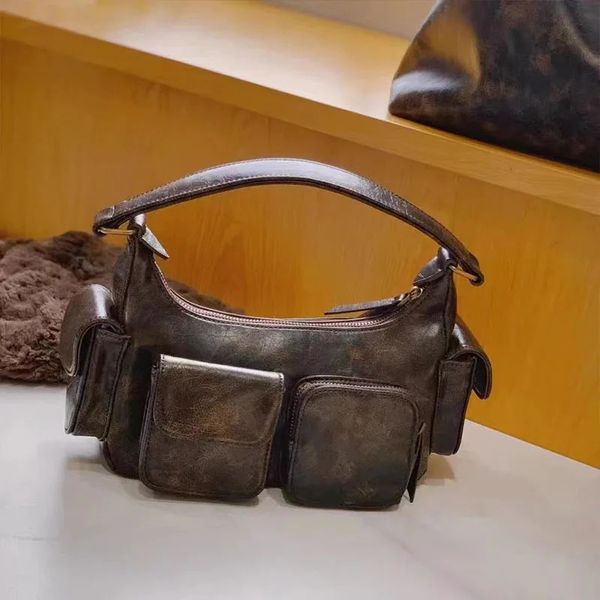 Borse da sera Borsa a tracolla di lusso vintage da strada con tasche Borsa Bolsas Borsa da donna firmata 231128