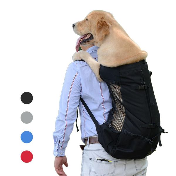 Trasportino per cani da compagnia Zaino Head Out Design Borsa per cani di taglia grande Retriever Bulldog francese Borse da viaggio per escursioni a piedi per biciclette SXL