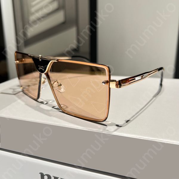 Herrenmode P Sonnenbrillen für Damen Designer-Sonnenbrillen Luxus Fahren Vollbild Strand Stilvolle Sonnenbrille Urlaub Outdoor-Brille 7 Stile