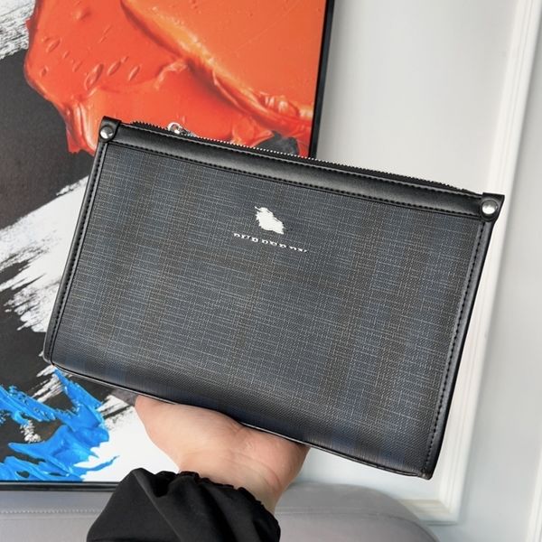2023 New Designer Wallet Men's Classic Wallet Leather Long Wallet Zipper Bag