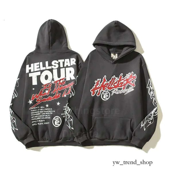Hellstar Hellstar Hoodies Heren Sweatshirts High Street Hoody Harajuku Y2k Stranger Things Lose Warme Pullover Sweatshirts Losse Hip Hop Hoody 755
