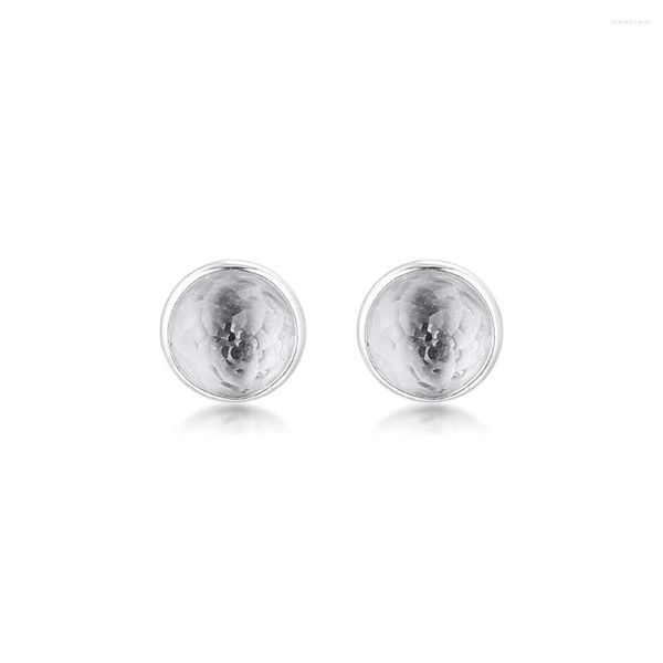 Boucles d'oreilles à tige authentique en argent Sterling 925 pour les femmes gouttelettes d'avril cadeau de fête en cristal bijoux fins Brincos en gros