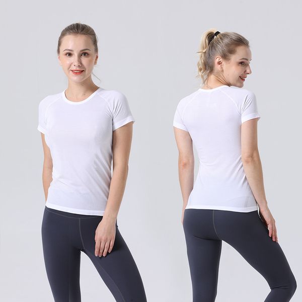 Swiftlys Tech Yoga Seamless Workout Shirts für Frauen LL-2.0 Slim Fit Kurzarm Sport T-Shirts Schnelltrocknend Atmungsaktives Gym Running Training Athletic T Shirt