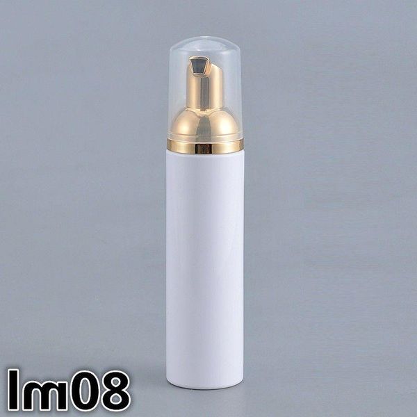 80 ml Schaumspender-Pumpflaschen mit goldenem Pumpdeckel – Kunststoff-Kosmetik-Make-up-Lotion-Aufbewahrungsbehälter, schäumender Schaumseifenspender, Glas Aattf