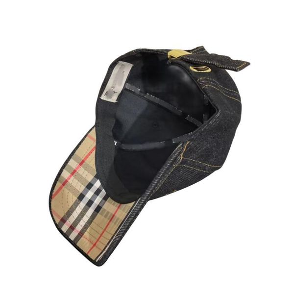 Top Caps Sun Hat Erkek ve Kadın Moda Şapkaları Lüks Marka Tasarımcısı Denim Blue Golf Cap