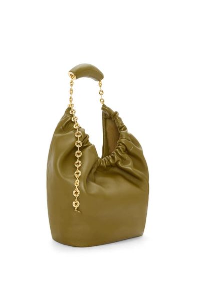 Borsa per la spesa tote spremuta in vera pelle con bottoni magnetici lettere alla moda borse a catena con coulisse borsa borse a tracolla firmate da donna tasca semplice